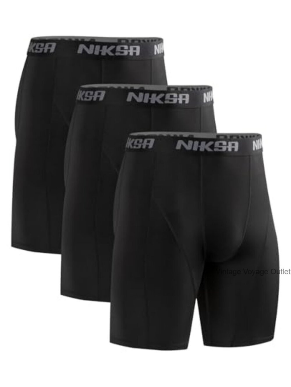 3 Pack Compression Shorts Men Athletic Spandex Workout Base Layer